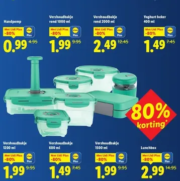 Aanbieding: Vershoudbakjes