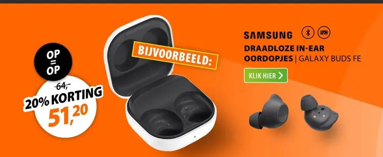 Aanbieding: Samsung Draadloze In-Ear Oordopjes | Galaxy B