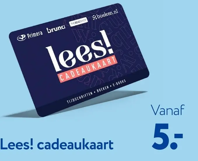 Aanbieding: Lees! cadeaukaart