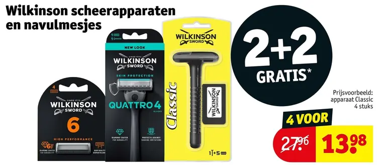 Aanbieding: Scheerapparaten en navulmesjes