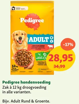 Aanbieding: Pedigree hondenvoeding