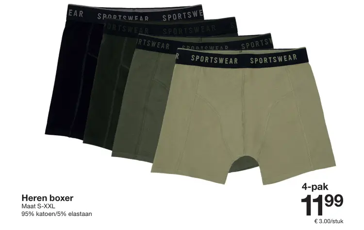 Promotie: Heren boxer