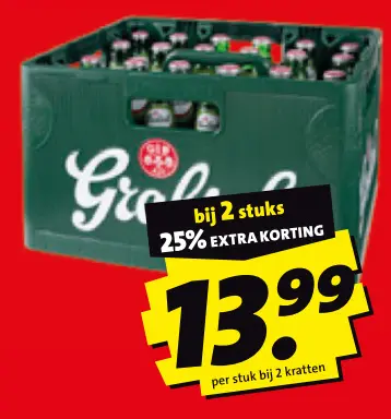 Aanbieding: Grolsch bier