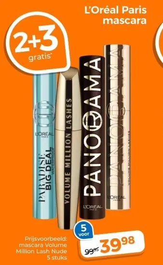 Aanbieding: L'Oréal Paris mascara