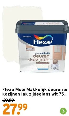 Aanbieding: Mooi Makkelijk deuren & kozijnen lak zijdeglans wit
