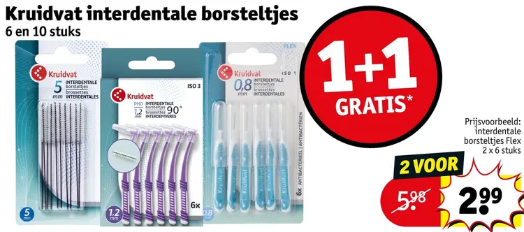 Aanbieding: Interdentale borsteltjes