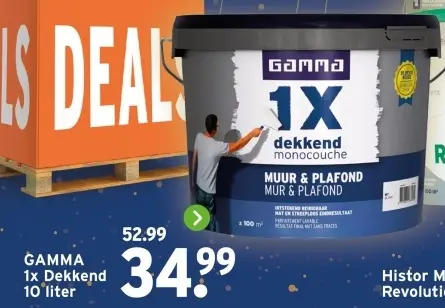 Aanbieding: 1x Dekkend Muur & Plafond