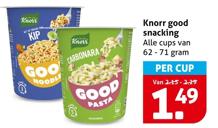 Aanbieding: Knorr good snacking