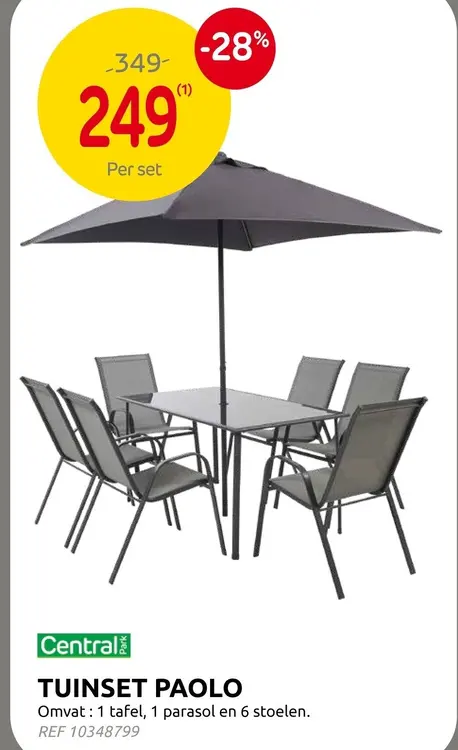 Promotie: Tuinset paolo