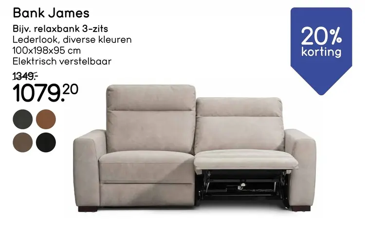 Aanbieding: Bank James