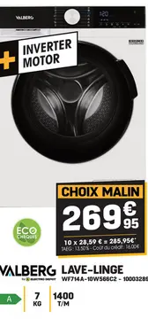 Offre: Lave-linge