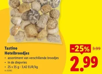 Promotie: Hotelbroodjes