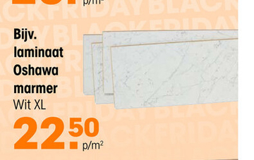 Aanbieding: Laminaat Oshawa Marmer Wit XL Plank