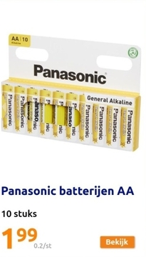 Aanbieding: Panasonic batterijen AA