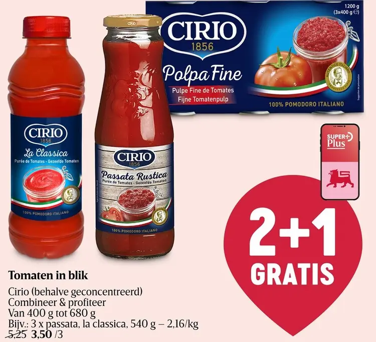 Promotie: Tomaten in blik