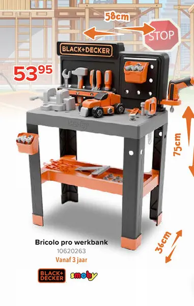 Promotie: Bricolo pro werkbank