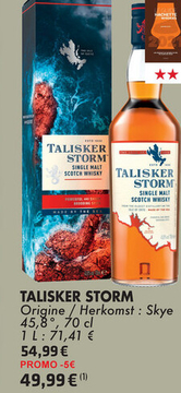 Offre: TALISKER STORM