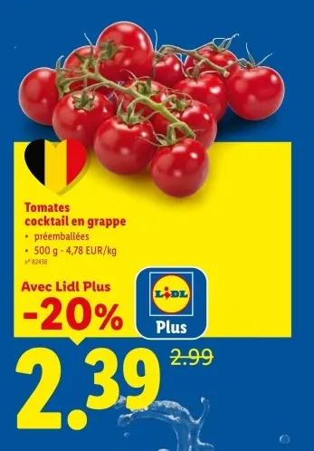 Offre: Tomates cocktail en grappe