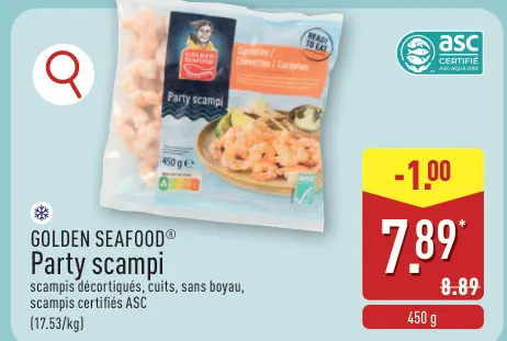 Offre: Party scampi