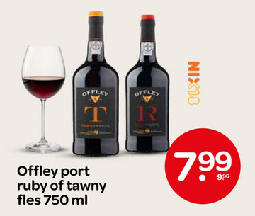 Aanbieding: Offley port ruby of tawny