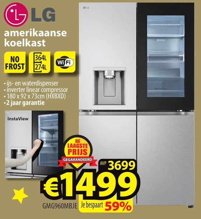 Promotie: amerikaanse koelkast