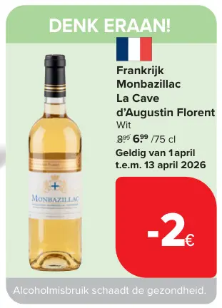 Promotie: Monbazillac La Cave d'Augustin Florent