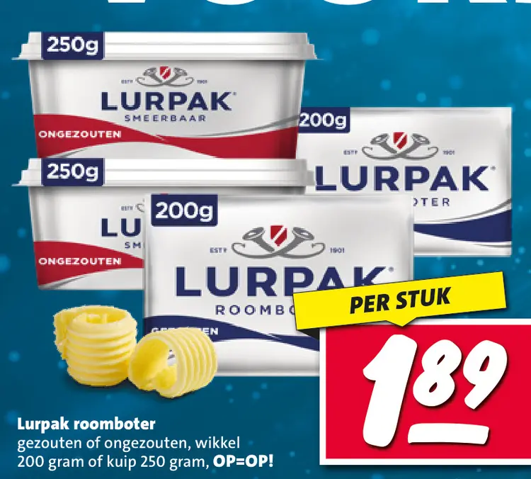 Aanbieding: Lurpak roomboter