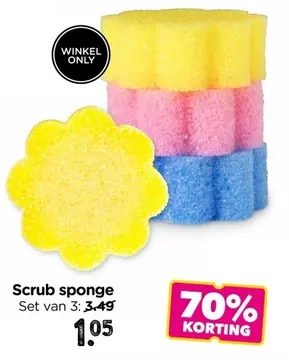 Aanbieding: Scrub sponge