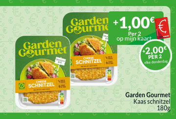Aanbieding: Garden Gourmet Kaas schnitzel