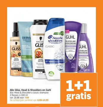 Aanbieding: Gliss, Head & Shoulders en Guhl