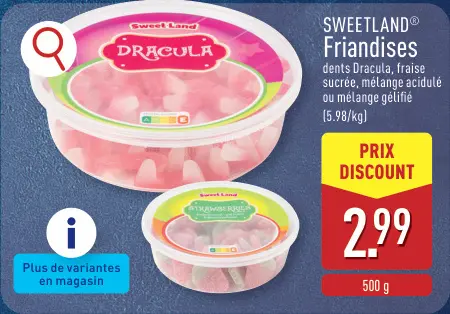Offre: Friandises