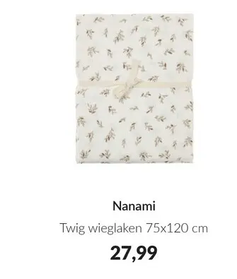 Aanbieding: Twig wieglaken