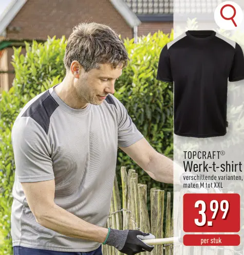 Promotie: Werk-t-shirt