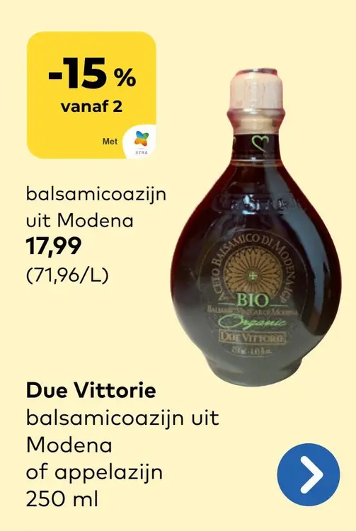 Promotie: Balsamicoazijn uit Modena