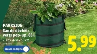 Offre: Sac de déchets verts pop-up