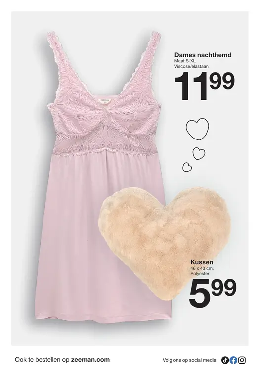 Promotie: Dames nachthemd