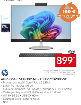 Offre: All-in-One 27-CR2005NB - ITHP27CR2005NB