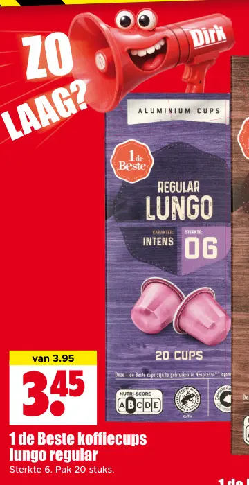 Aanbieding: Koffiecups lungo regular