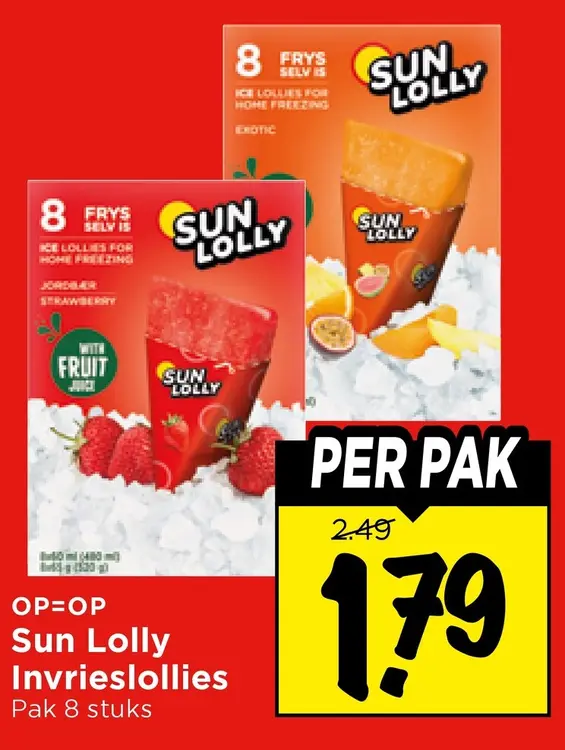 Aanbieding: Invrieslollies
