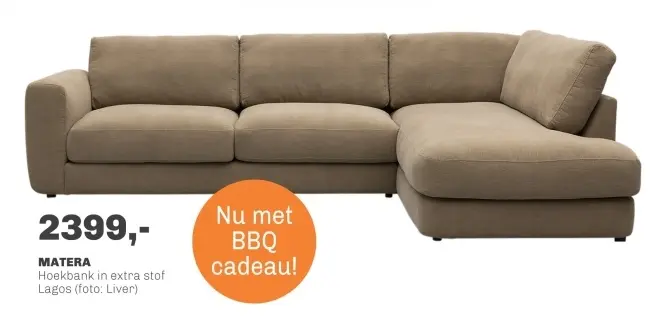 Aanbieding: MATERA Hoekbank