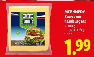 Promotie: Kaas voor hamburgers
