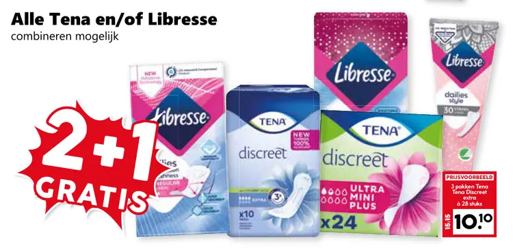 Aanbieding: Tena en/of Libresse