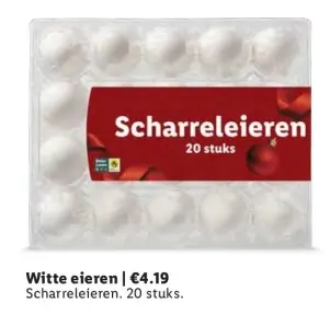 Aanbieding: Witte eieren