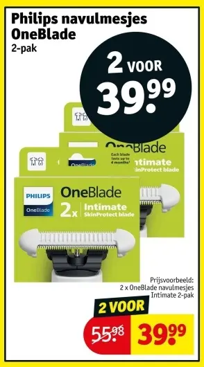 Promotie: Navulmesjes OneBlade