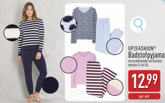 Aanbieding: Badstofpyjama