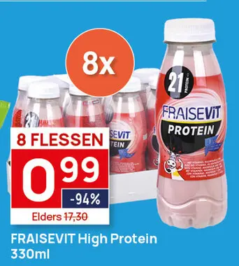 Aanbieding: Fraisevit High Protein   8x330ml