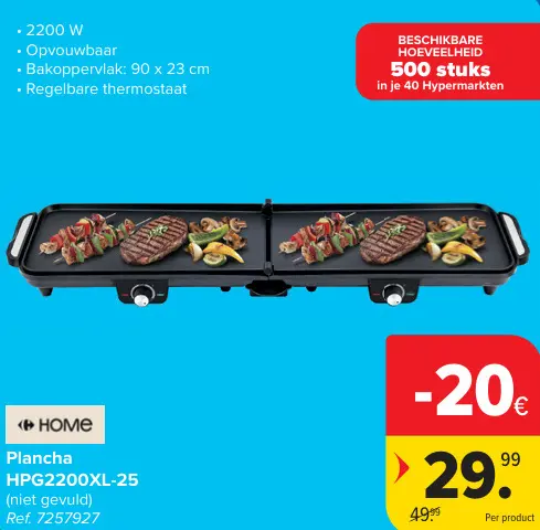 Promotie: Plancha HPG2200XL-25