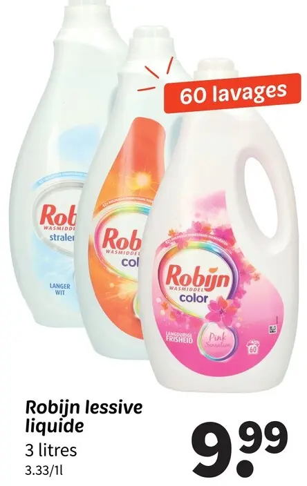 Offre: Robijn lessive liquide