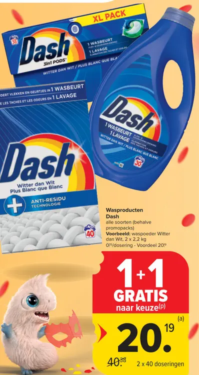 Promotie: Wasproducten