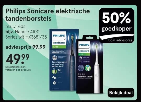 Aanbieding: Philips Sonicare elektrische tandenborstels